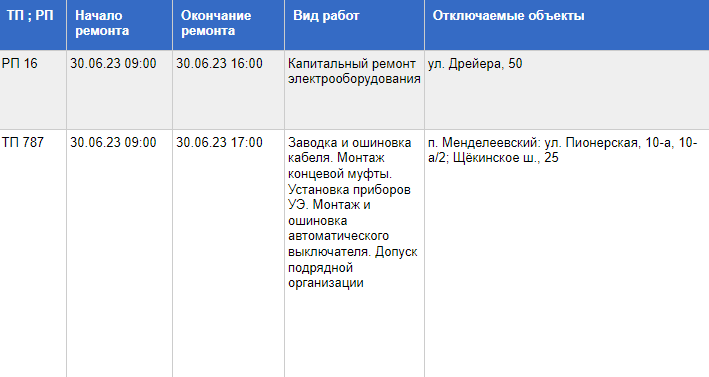 свет