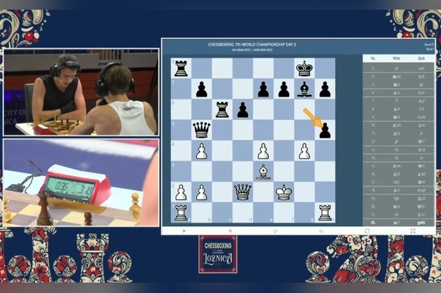 После большой физической нагрузки в боксе приходится быстро принимать правильные решения за шахматной доской.