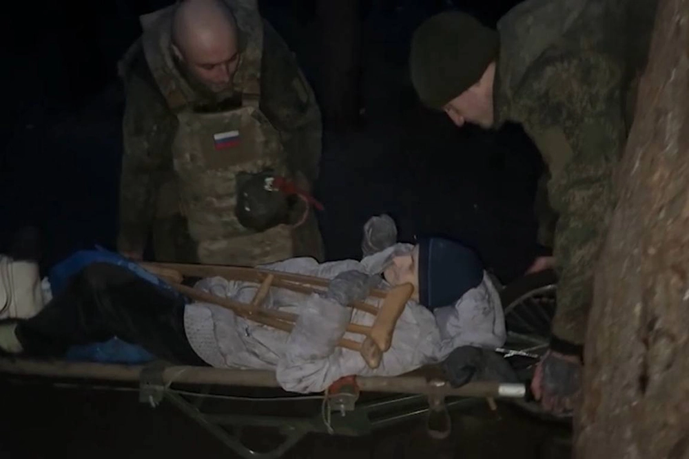 Эвакуация мирных жителей из Волчанска.