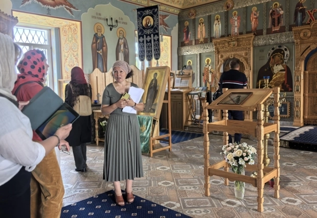 Внутреннюю честь Введенской церкви, части Авраамиева монастыря, восстановили.