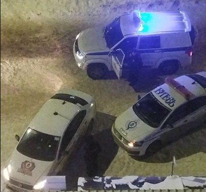 На место происшествия прибыли сотрудники полиции и охранной службы