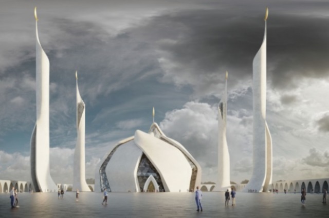 Архитектурная студия «Гинзбург Архитектс» разработала проект с названием «Ак лалэ» ( с тат. – «Белый тюльпан»).