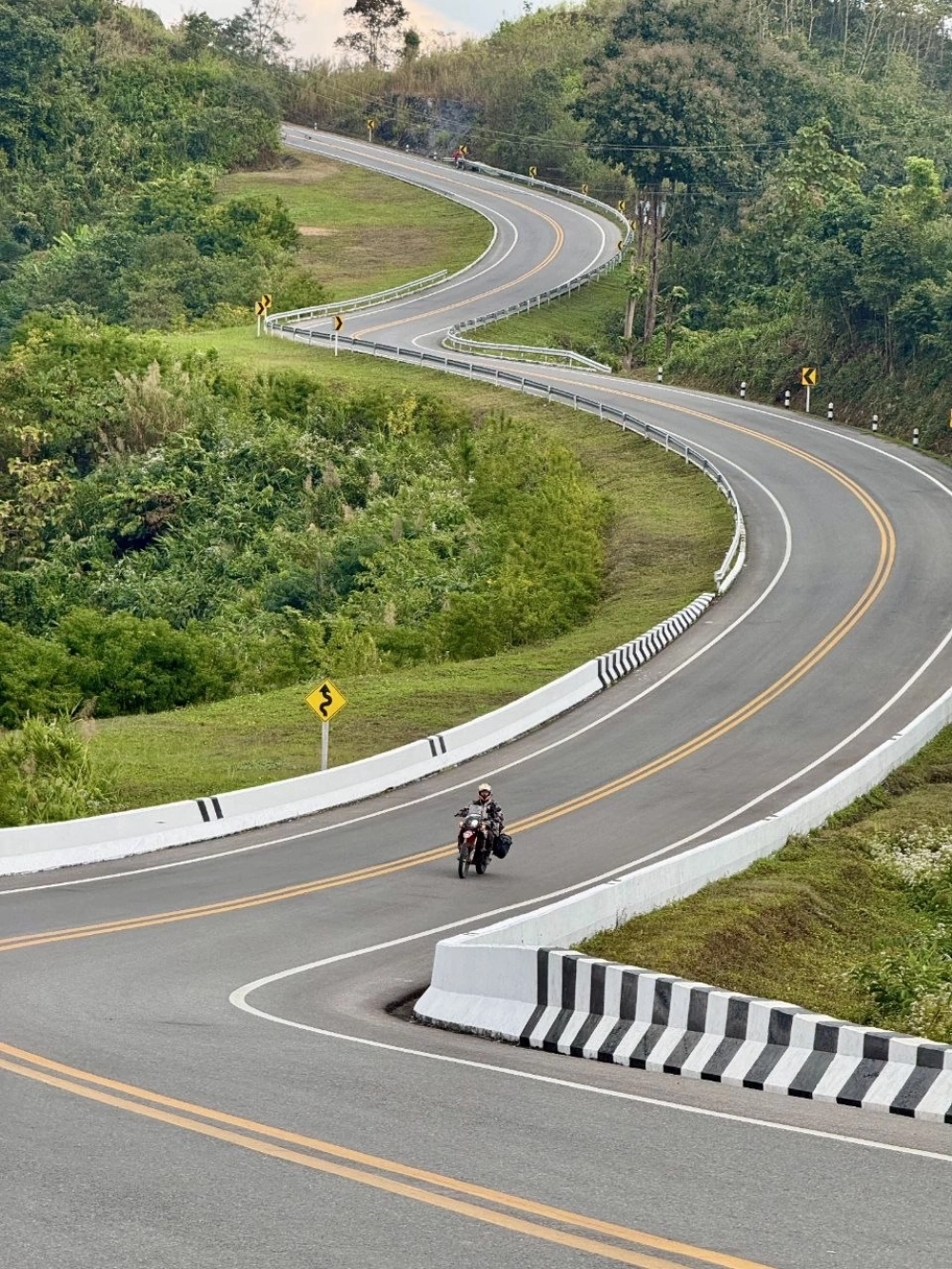 Байкерские сообщества любят Северный Таиланд благодаря хорошим дорогам. 