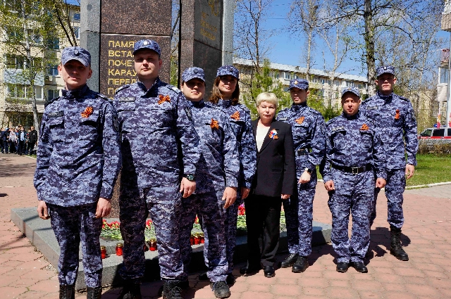 росгвардейцы провели автопробег ко Дню Победы