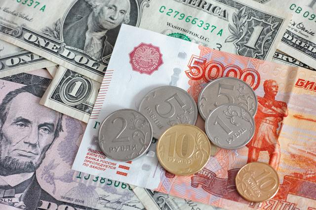 рубль, доллар