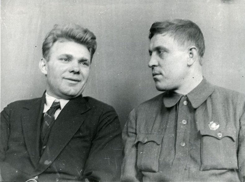 М. Мазай и А. Стаханов.
