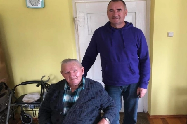 Ежи Тыц с братом Анели Кживонь Владиславом.