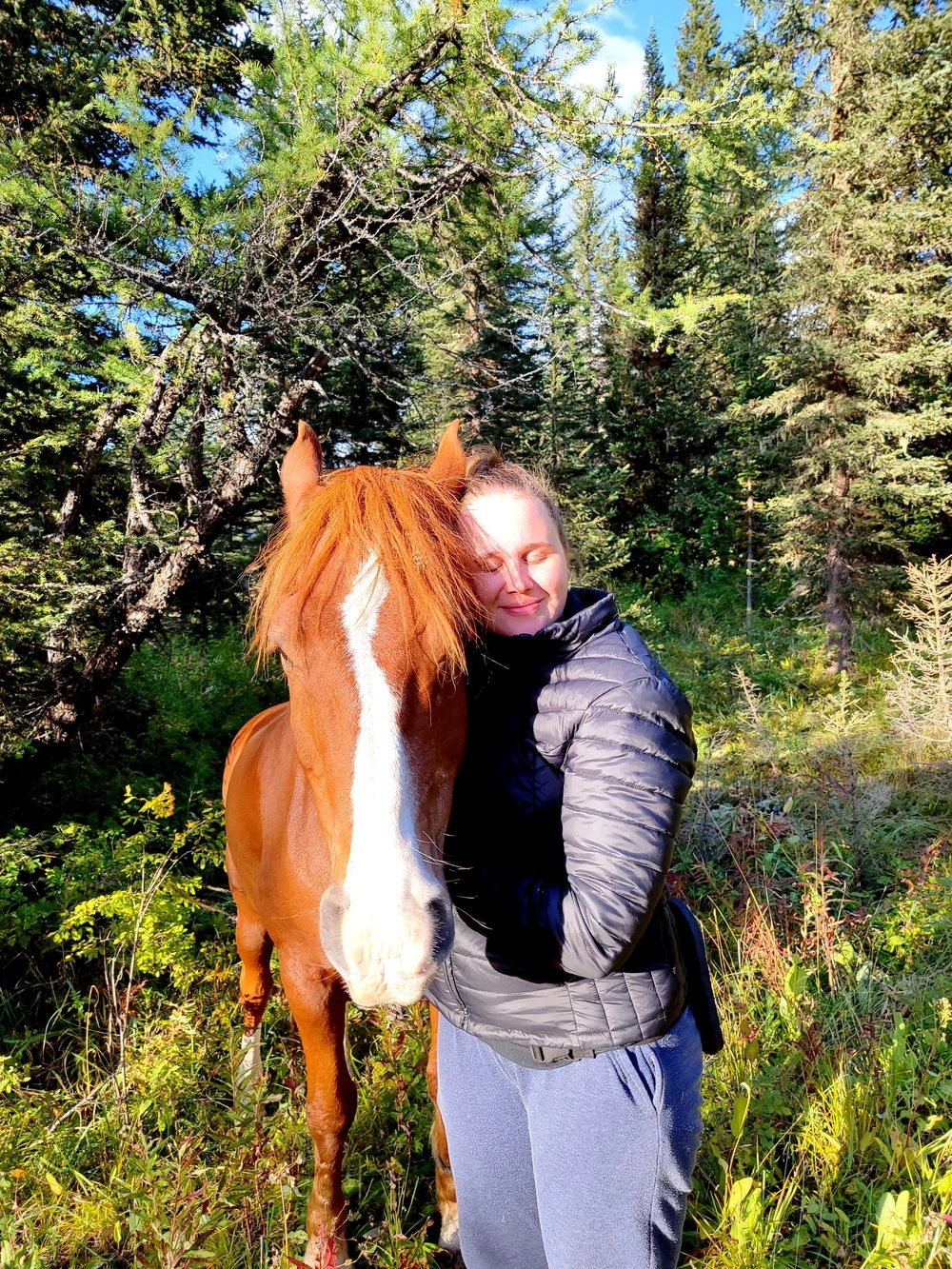 А это мы с Рыжиком.