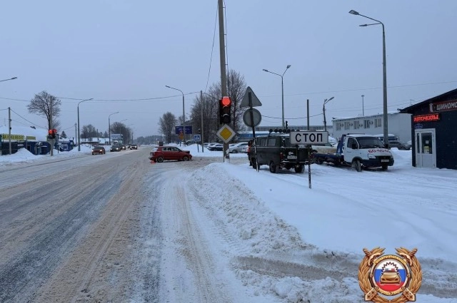 В ДТП пострадал один человек.