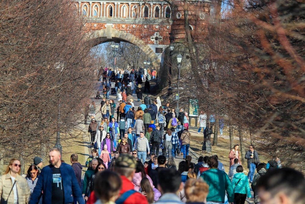 Весна в Москве