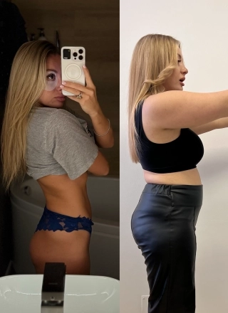 Супруг Юли принимает её в любом весе. Её трансформацию он заметил только посмотрел фото до/после.