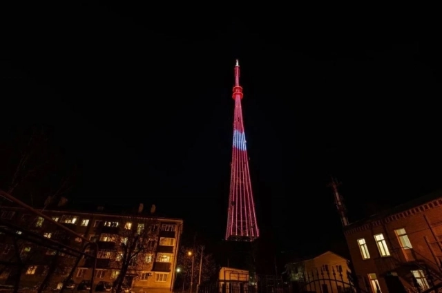 Главная телебашня города окрасится в красный цвет — цвет памяти, скорби и народной боли