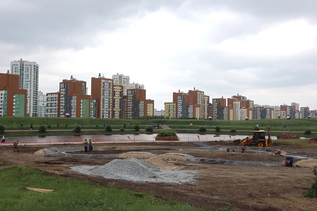 В Преображенском парке Екатеринбурга началось строительство скейт-парка