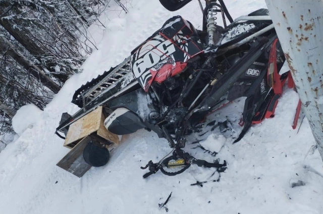 Для 4-летнего ребенка поездка на снегоходе стала последней.