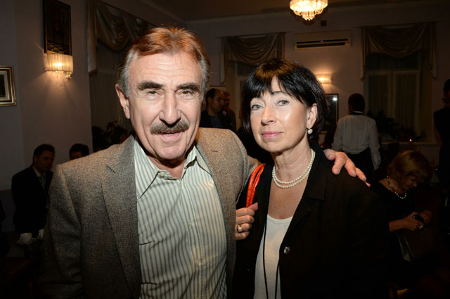Леонид Каневский с женой