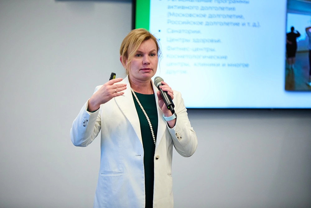 Фестиваль семейного здоровья в центре «Моя карьера». Генеральный директор Международной академии нутрициологии Дарья Вязмикина