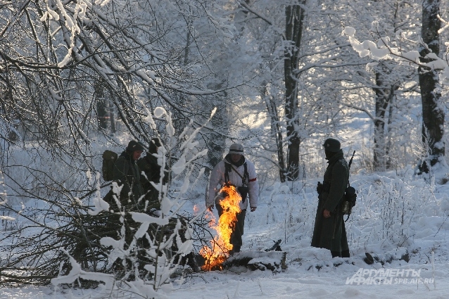 Реконструкция боя за Красное Село