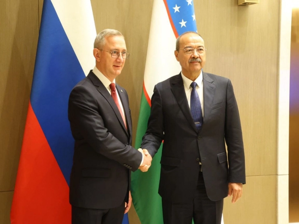Калужский губернатор и премьер-министр Узбекистана.