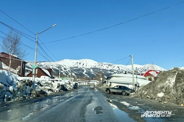 Поселок Шерегеш.