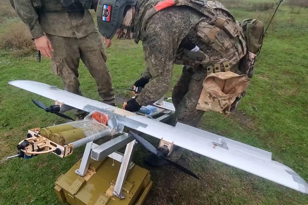 БПЛА «Молния-2» готовят к полету.