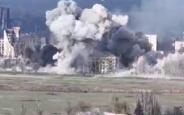 Удар по позициям ВСУ в Константиновке.