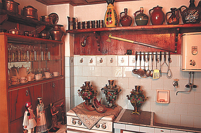 Кухня в доме Ванги