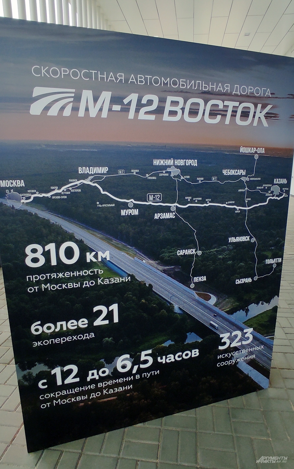 Москва — Арзамас, далее везде. Трасса М-12 «Восток» готова к открытию |  Аргументы и Факты