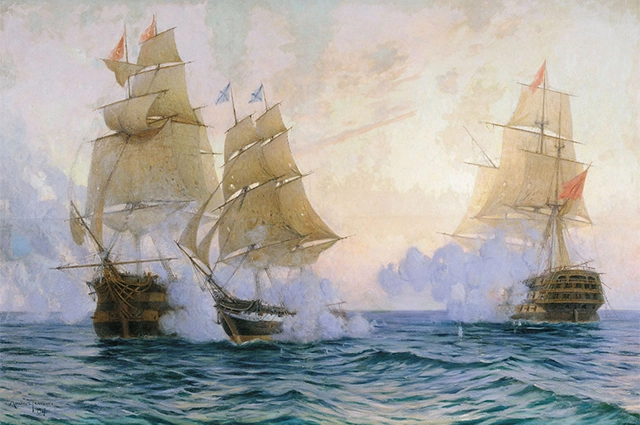 «Бой брига „Меркурий“ с турецкими кораблями 14 мая 1829 года»