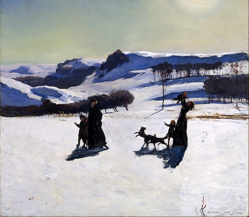 Кент Рокуэлл. Беркшир зимой.