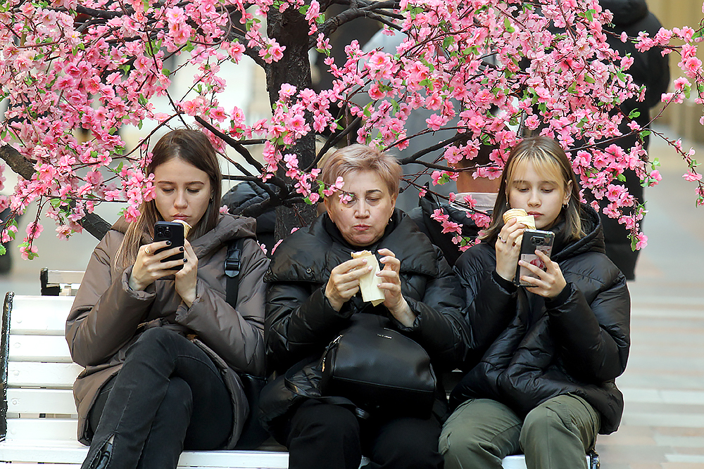 Весна в Москве
