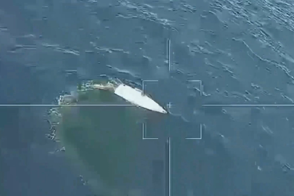 Кадры уничтожения БЭК противника в Черном море