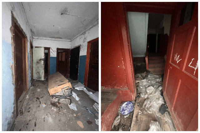 Аварийный дом в Карелии