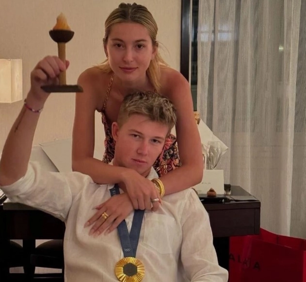 Ив Джобс и олимпийский чемпион по конному спорту Гарри Чарльз.