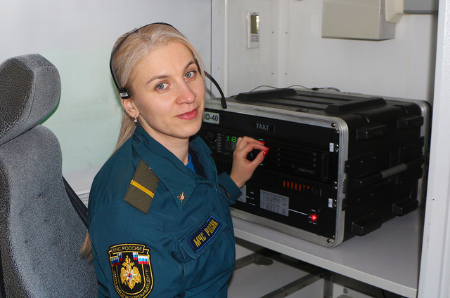 Третье место заняла Валерия Максимович – радиотелеграфист (спасатель) радиостанции.