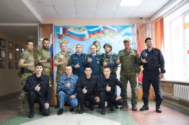 Живой Урок Мужества в Белгородском правоохранительном колледже имени Героя России В. В. Бурцева