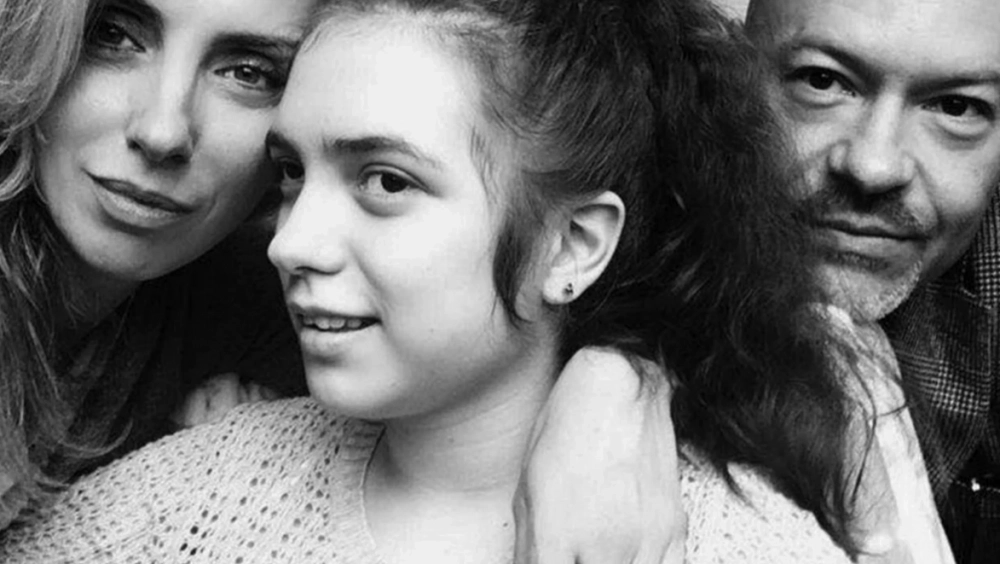 Варвара Бондарчук с родителями.