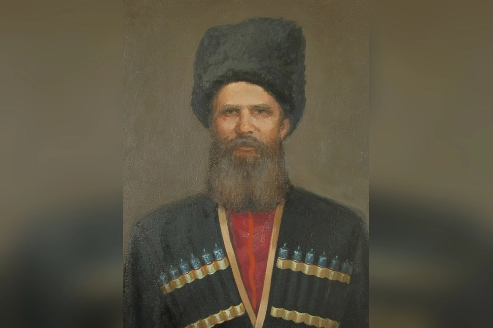 Атаман станицы Некрасовской Киселев Петр Леонтьевич.