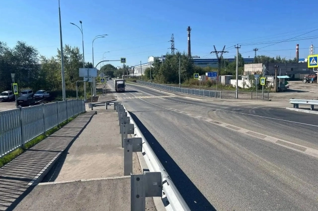 Открывшийся путепровод.