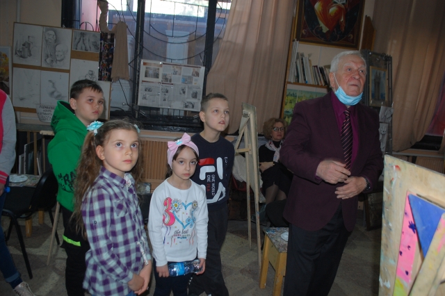 8 апреля гостями школы стали дети из Луганской области ЛНР.