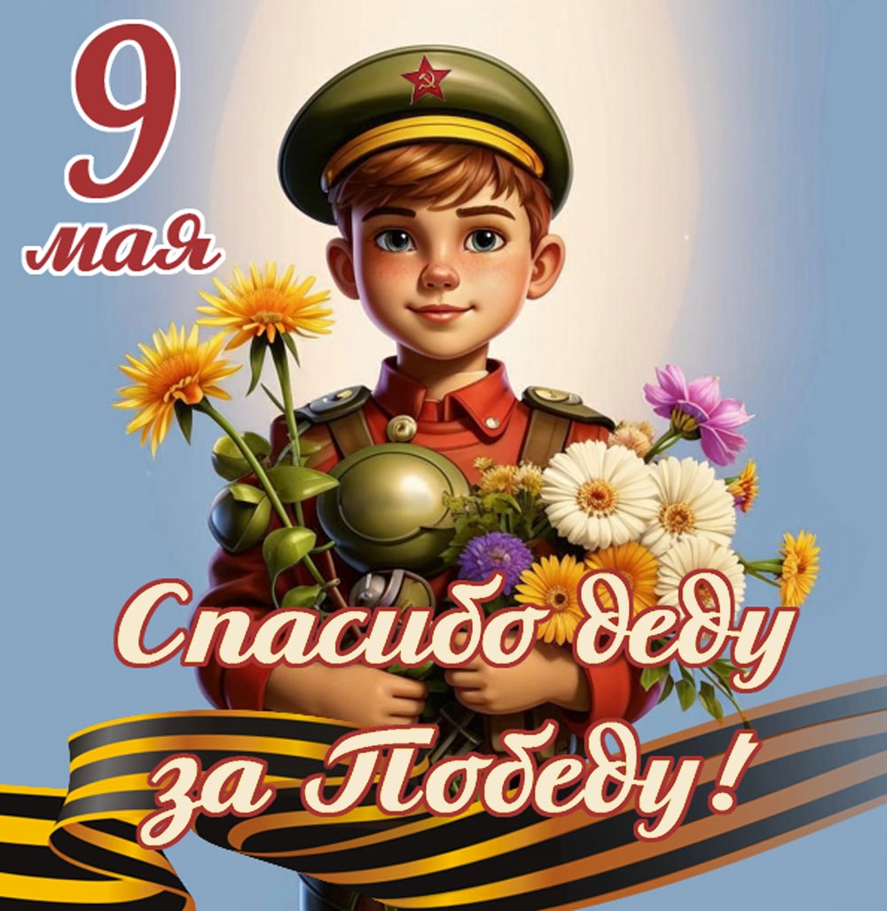 Открытка к 9 мая
