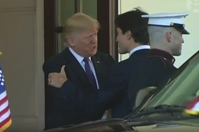 Дональд Трамп и Джастин Трюдо