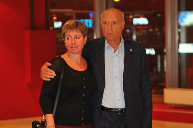 Владимир Этуш с супругой.