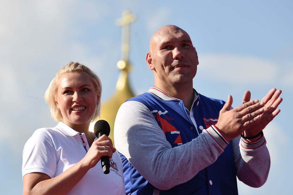 Наталья Рагозина и Николай Валуев, 2017 г.