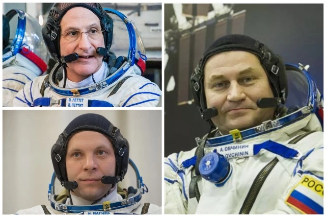 Дональд Петтит, Иван Вагнер и Алексей Овчинин.