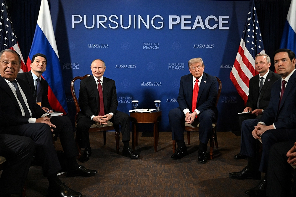 Владимир Путин и Дональд Трамп.