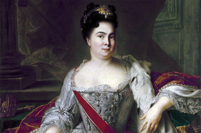 Портрет Екатерины I. Ж.-М. Натье (1717).