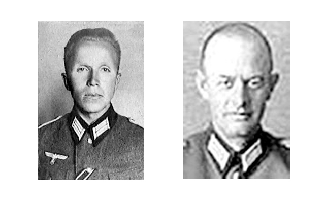 Николай Кузнецов в немецкой форме и генерал Макс Ильген.