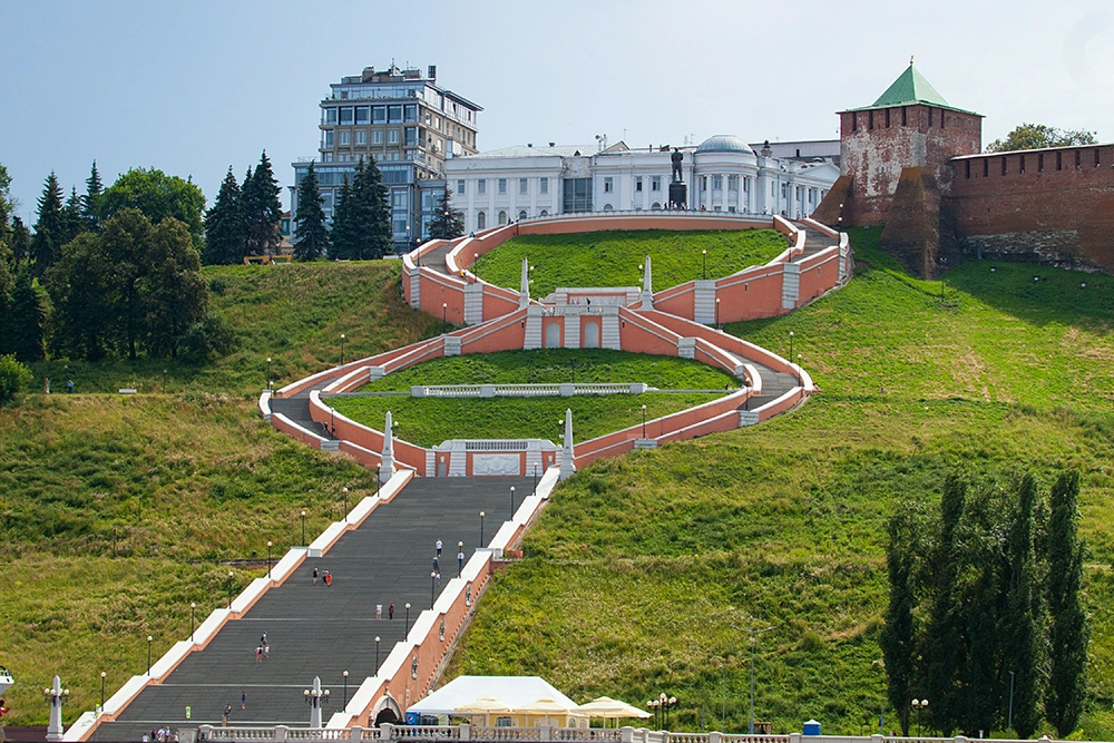 Чкаловская лестница.