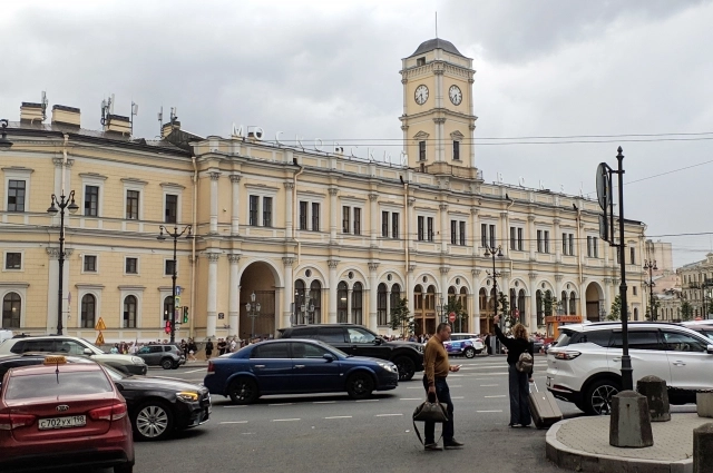 Московский вокзал в Санкт-Петербурге.