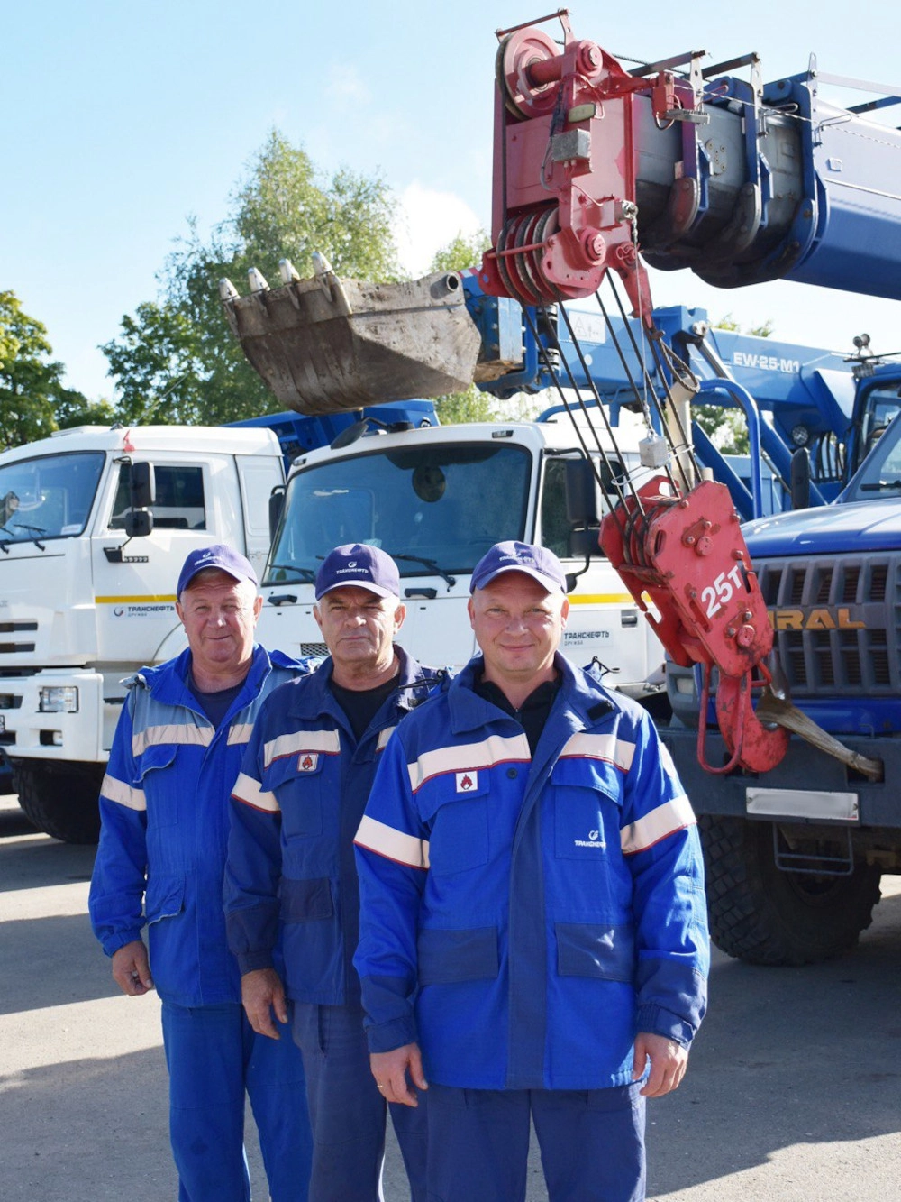 Водители НПС «Становая» Николай Замалаев, Сергей Назаров, Максим Мещеряков.